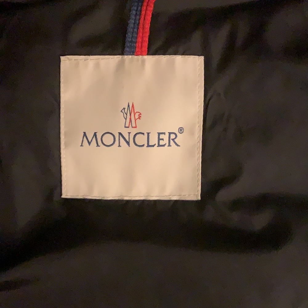 Moncler Cluny Coyote Fur-Trim Nylon Down Parka - Picture 6 of 6